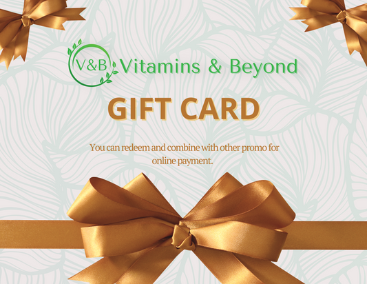 Vitamins and Beyond Gift Card